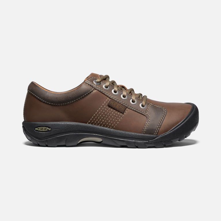 Keen Austin Shoes - Men's Chocolate Brown Footwear